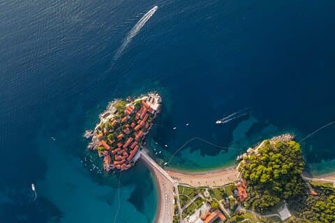 Tirana: Dagstur till Montenegro, Budva och Sveti Stefan
