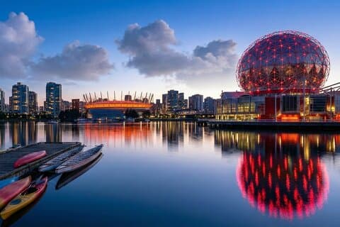 Vancouver City Tour for liten gruppe + bagasje