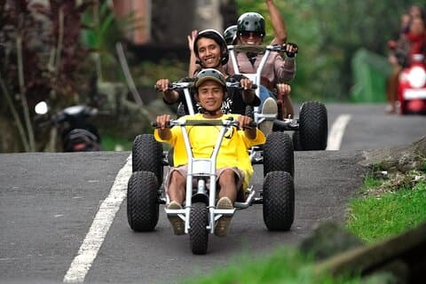 Ubud Mario Jungle CART ATV Zipline Swing with Pickup and Drop Off
