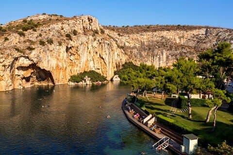 Visite privée de la Riviera d'Athènes : Lac Vouliagmeni et joyaux côtiers