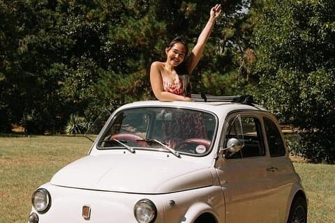 Florens Vintage Fiat 500 Tour med vinprovning på gård
