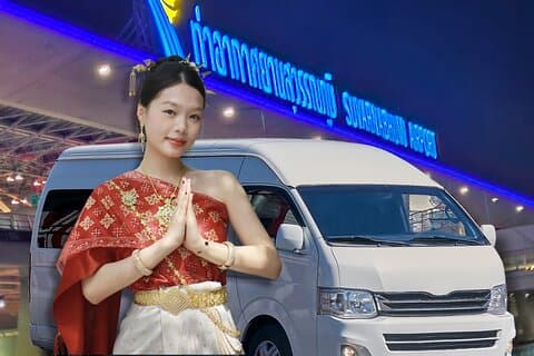 Transfert privé de l'aéroport BKK à Bangkok Hotel (péage inclus)