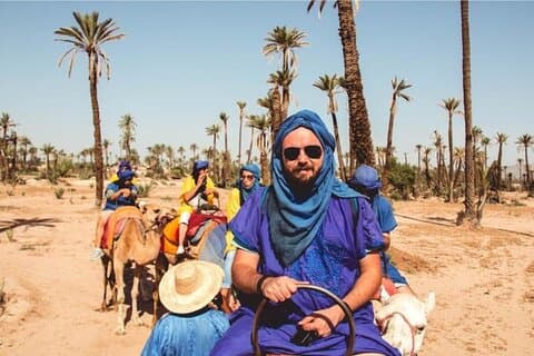 Excursión privada de un día a Marrakech desde Casablanca con paseo en camello