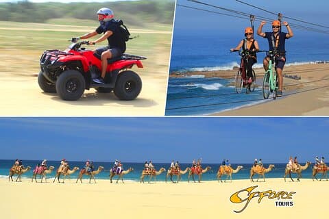 Strand ATV y Camel Ride y Sky Bike Adventure