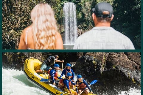 Cairns : Tully River Rafting and Waterfall 2 - Tour di un giorno