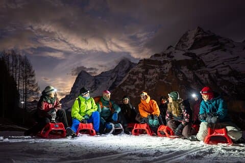 Trenó noturno de Interlaken