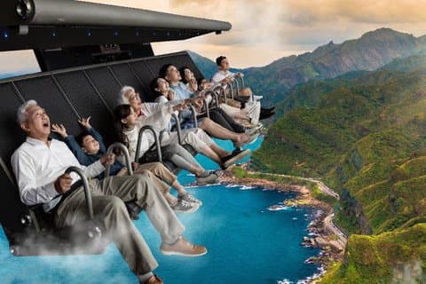 i-Ride Taipei : 5D Theater "Vlieg hoog over Taiwan" E-ticket
