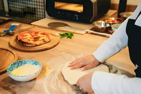 Kosher Italienska Matlagningsklass Pizza och Glass