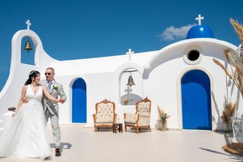 Santorini bryllupspakker for 2