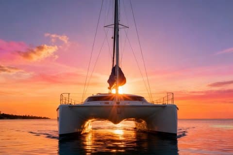 Belize Adventure Sailing Sunset