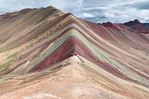 Excursion d'une journée à Rainbow Mountain Vinicunca avec cheval