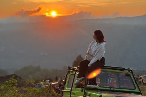 Sunset Jeep Tour bij Mount Batur Scenic Bekeken en Lokale Inzichten