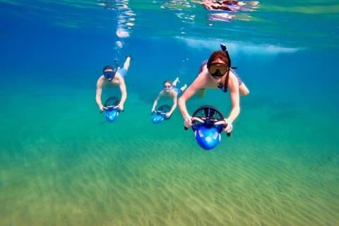 Sea Scooter Schnorchelerlebnis in Nusa Penida mit Manta