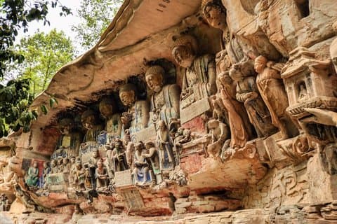 Chongqing Dazu Rock Carvings Ciqikou Old Town Participez à une visite d'une journée