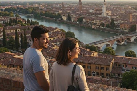 Custom Private Walking Tour em Verona com um local