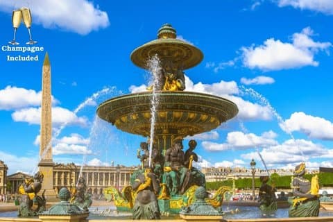 Private Paris 8 Hours City Tour by Minivan with Champagne