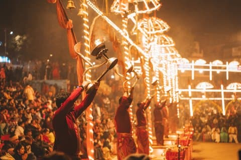 Rishikesh Espiritual Walking Tour com Ganga Aarti Experience