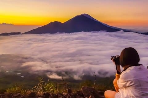 Mount Batur soloppgang tur med frokost og lokal Guide