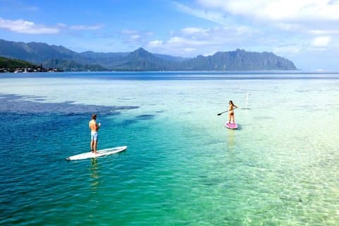 Oahu : 3 timer - Kane‘ohe Sandbar Splash og snorkling eventyr