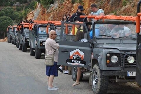 Alanya Jeep Safari med Dim River, lunsj og off-road eventyr