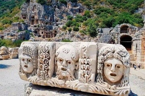Sjunken stad Kekova Demre och Myra dagstur från Kemer