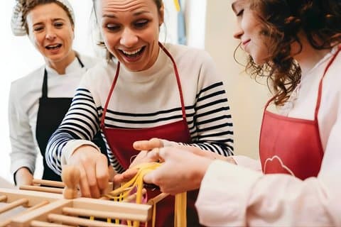 Kosher Italian Cooking Class Fresh Pasta and Dessert Vegetarian