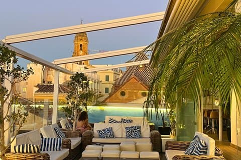 Hidden Rooftop Experience in Málaga with Drinks & City Views