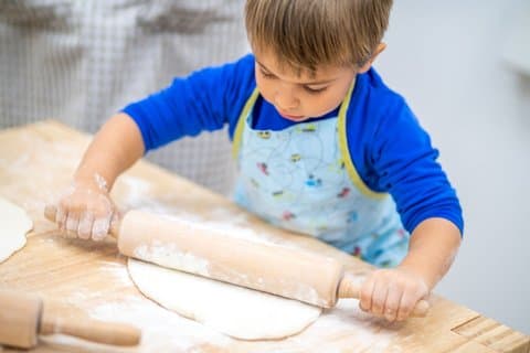 Rom Pizza Making Class für Familien in Trastevere