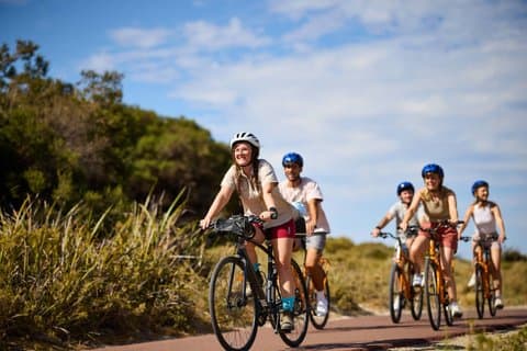 Rottnest Island Ebike Guided Tour from Fremantle Ferry and Lunch