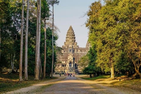 Angkor Wat Heldagstur med elcykel och mountainbike