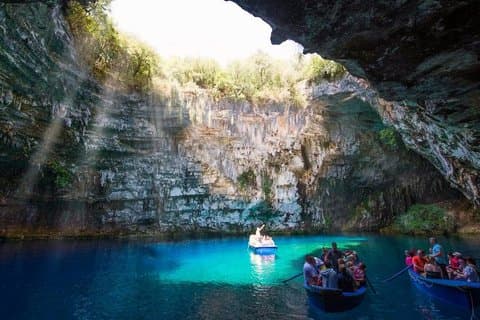 Kefalonia Full Day Cruise og guidet tur fra Zakynthos