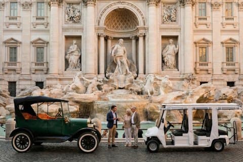 Explore Roma em um carrinho de golfe: tour privado
