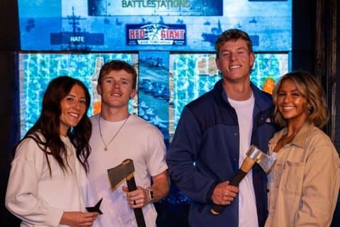 Award Winning, Projection-based, Premium Axe Throwing