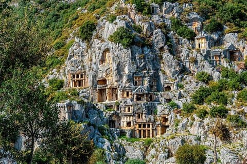 Antalya/Kemer : Excursión de un día a la ciudad hundida de Kekova, Demre y Licia