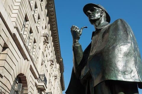 Sherlock Holmes litterære og film vandreture