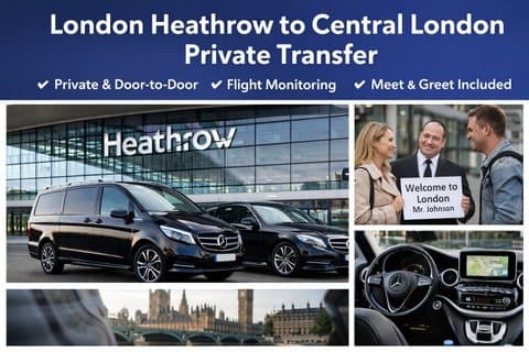 London Heathrow Airport to Central London Private Transfer