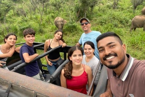 Safari Adventure in Minneriya national Park Sri Lanka