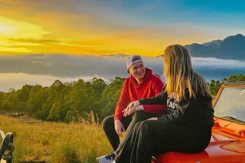 Mount Batur Sunrise Jeep Tour met eenvoudig ontbijt