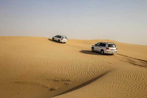 Avventura nel deserto del Qatar al Private Beach Camp
