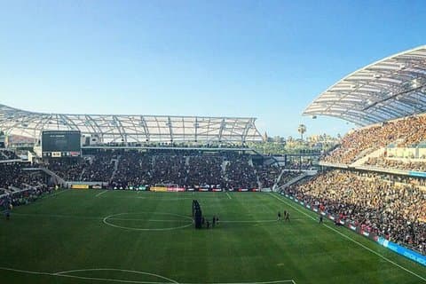 Los Angeles FC fotballkamp på BMO Stadium