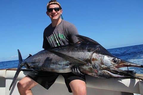 カジキマグロとシイラを釣るプンタカナ釣りチャーター