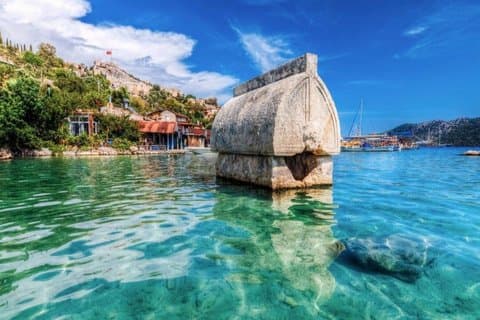 Antalya : Kekova Sunken City, Demre & Myra Tagestour