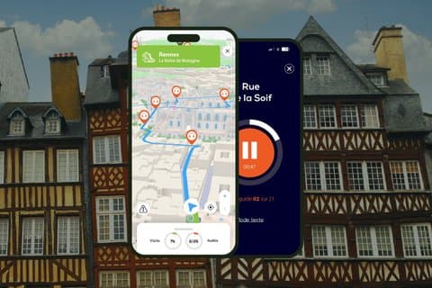 Rennes Audioguided Walking Tour 1h50 and 25 Audio Comments