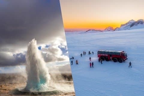 Visite du Cercle d'Or et du Monstre Truck Sleipnir au départ de Reykjavik