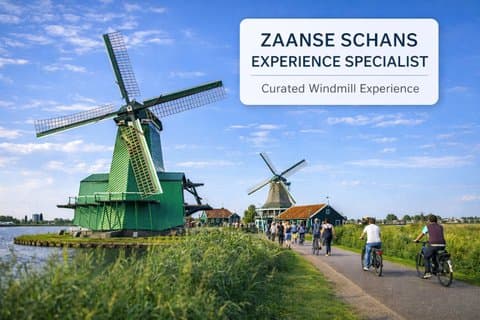 Från Amsterdam: Zaanse Schans väderkvarnar & ostprovning Halvdag