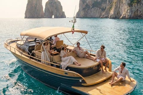 Capri in a Day All Inclusive Premium Boat Tour + City Visit