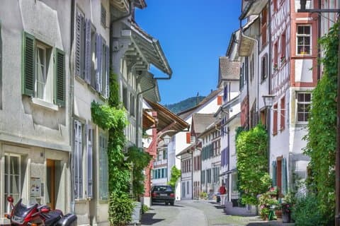 Udforsk Stein am Rhein på 60 minutter med en lokal