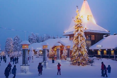 Excursión de un día a Santa Claus Village con recogida y regreso al hotel