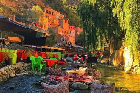 Marrakech Valle de Ourika, montañas del Atlas, guía y almuerzo