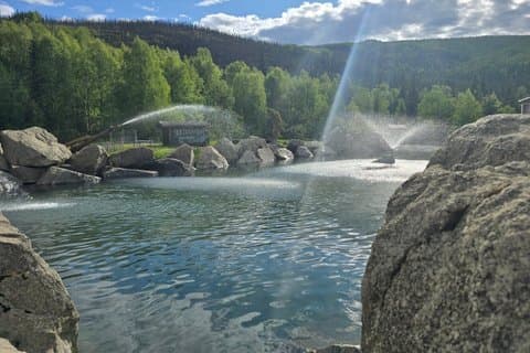 Relaxant Chena Hot Springs Soak and Ice muesum de jour
